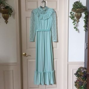 Minty Vintage Gunne Sax Prairie Dress